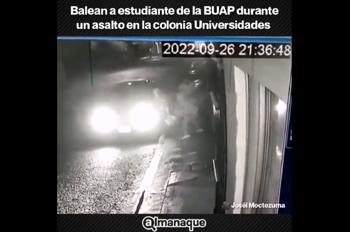VIDEO: Así asaltaron e hirieron a estudiante de la BUAP en colonia Universidades 2 movimiento en Iran 1