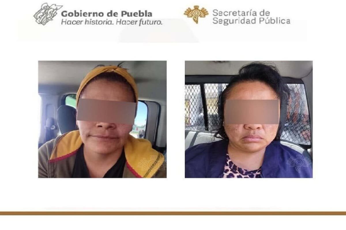mujeres detenidas por trafico