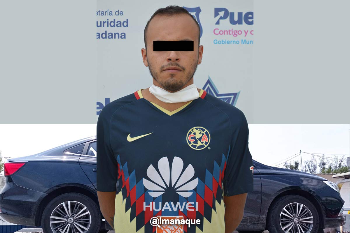 Con su playera del América, detienen a integrante de “Los Lampones” en Puebla 2 playera del America detienen a integrante de Los Lampones