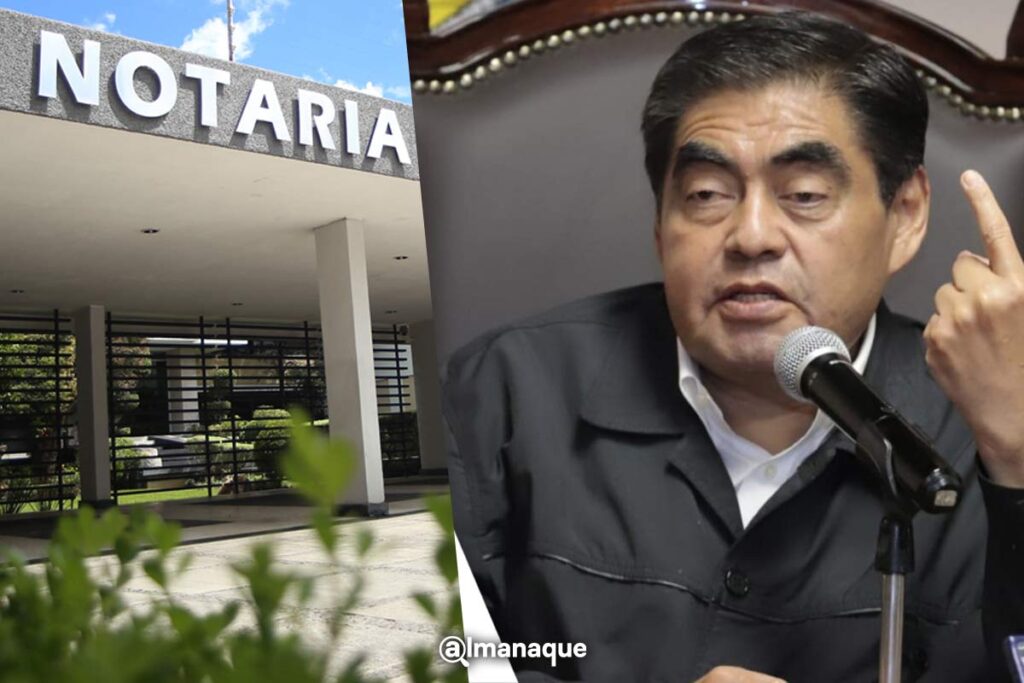 portada Gobernador de Puebla Miguel Barbosa Notaria