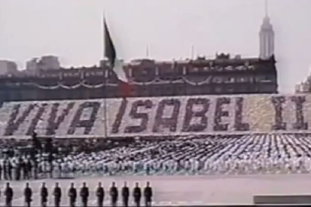 reina isabel II en Mexico 1