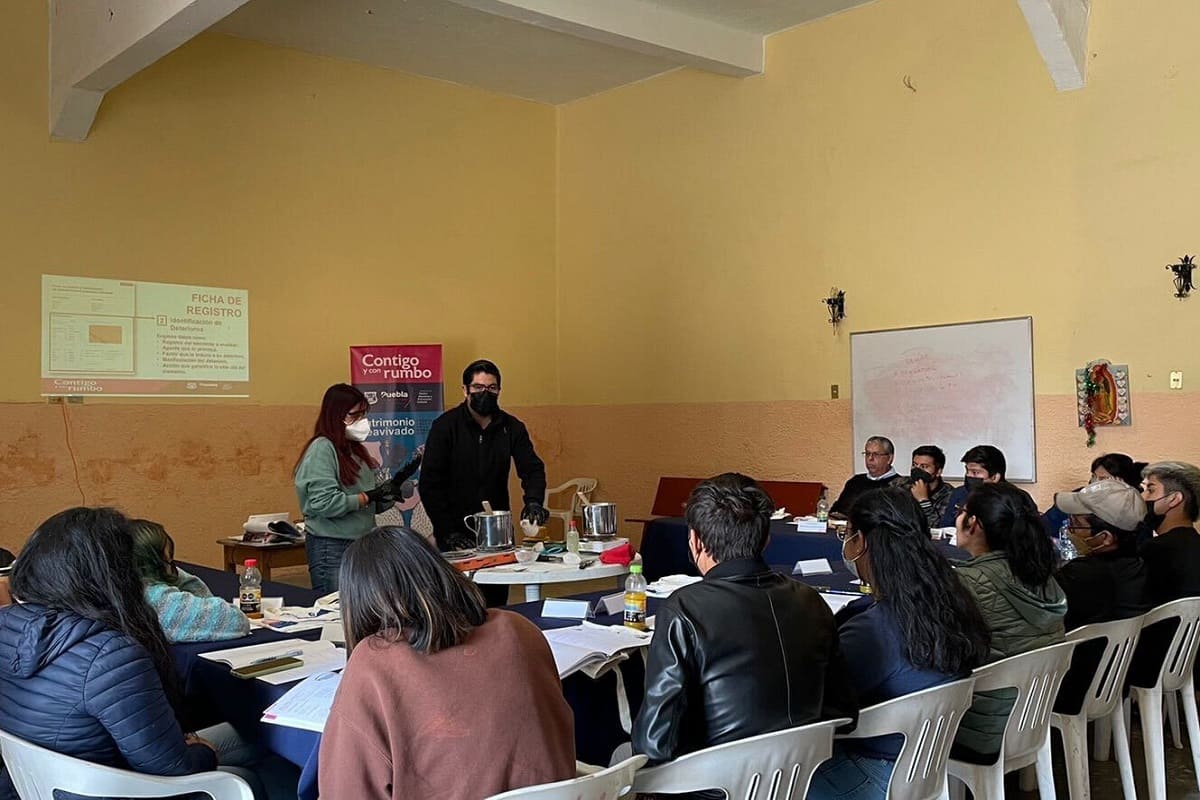 Ayuntamiento de Puebla fomenta conservación del Centro Histórico con talleres gratuitos 2 Ayuntamiento de Puebla talleres 1