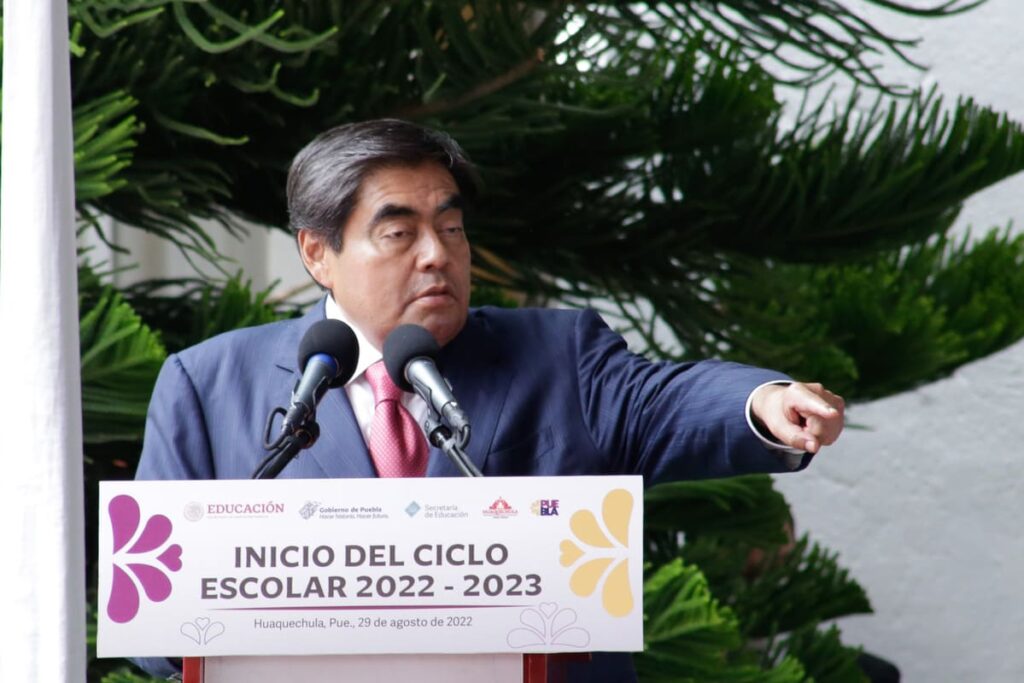 Barbosa exige al magisterio repete visita de Sheinbaum a Puebla 1 1