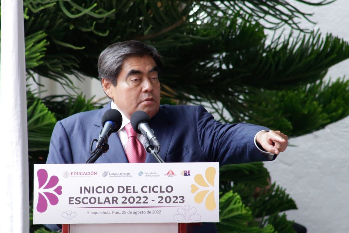 Exige Barbosa al magisterio que respete la visita de Claudia Sheinbaum a Puebla 2 Barbosa exige al magisterio repete visita de Sheinbaum a Puebla 1 1