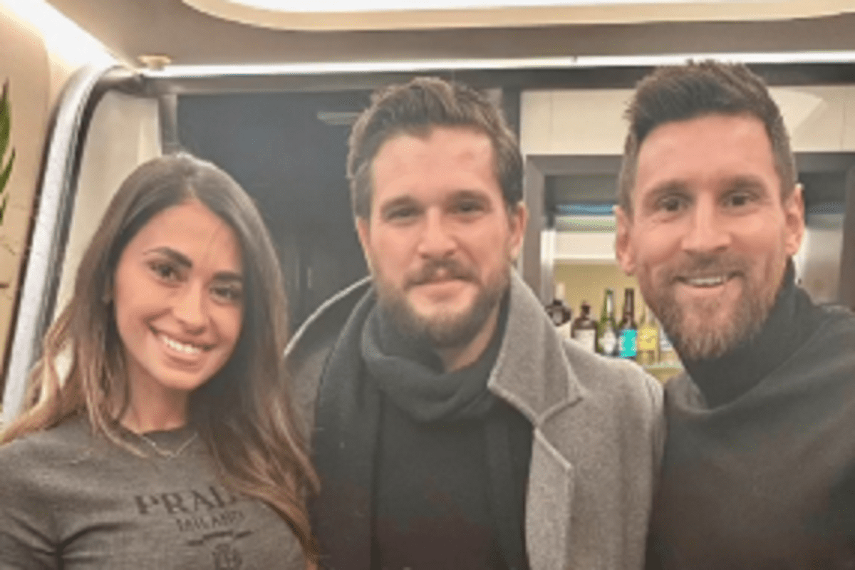 Se viraliza foto de "Jon Snow" con Lionel Messi y Antonela Roccuzzo 4 Jon Snow 1