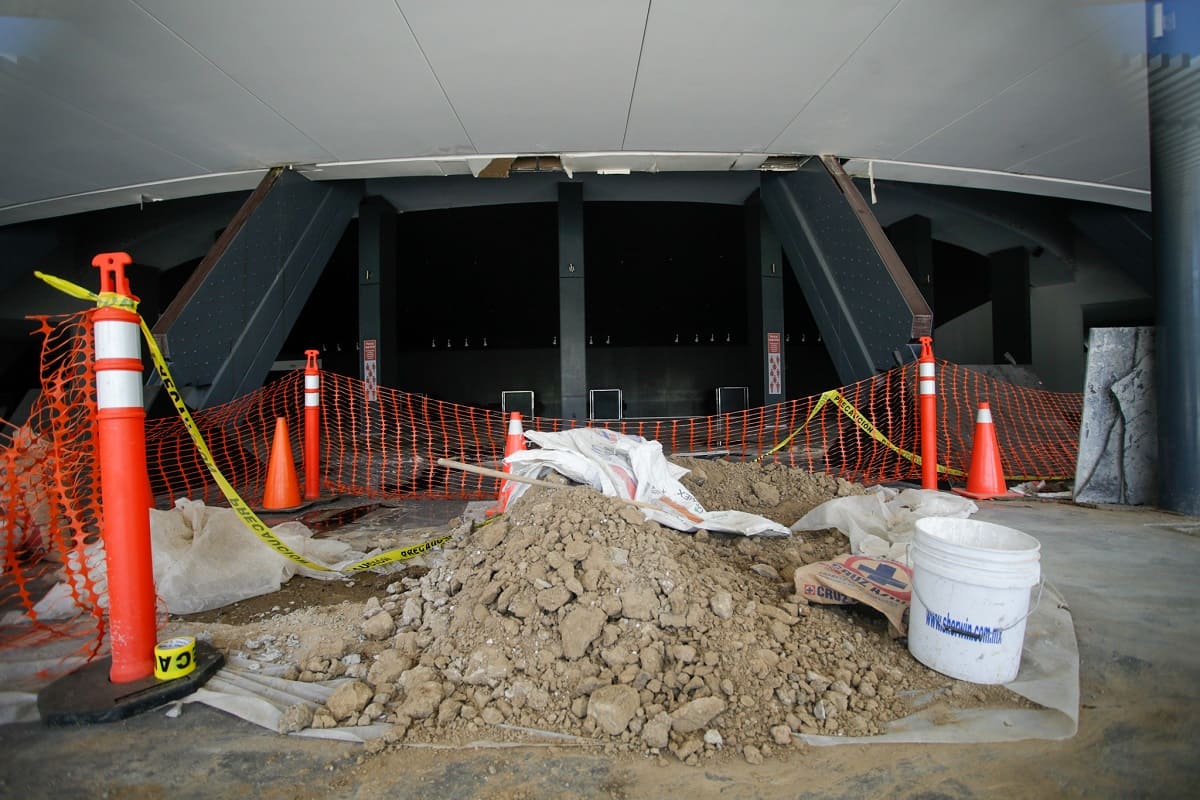 Auditorio de la Reforma colapsado 