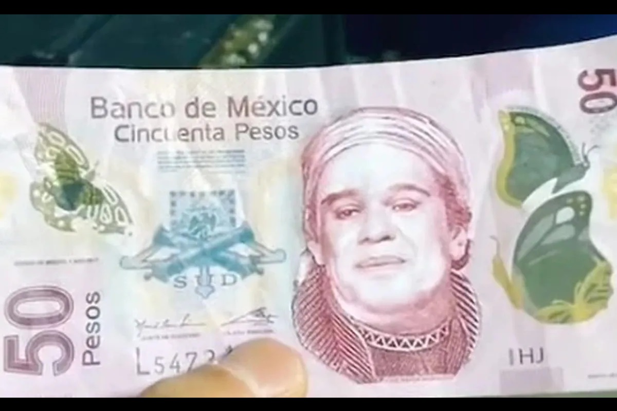 ¡No es broma! Banxico alerta sobre billetes falsos con la cara de Juan Gabriel 2 billete juan