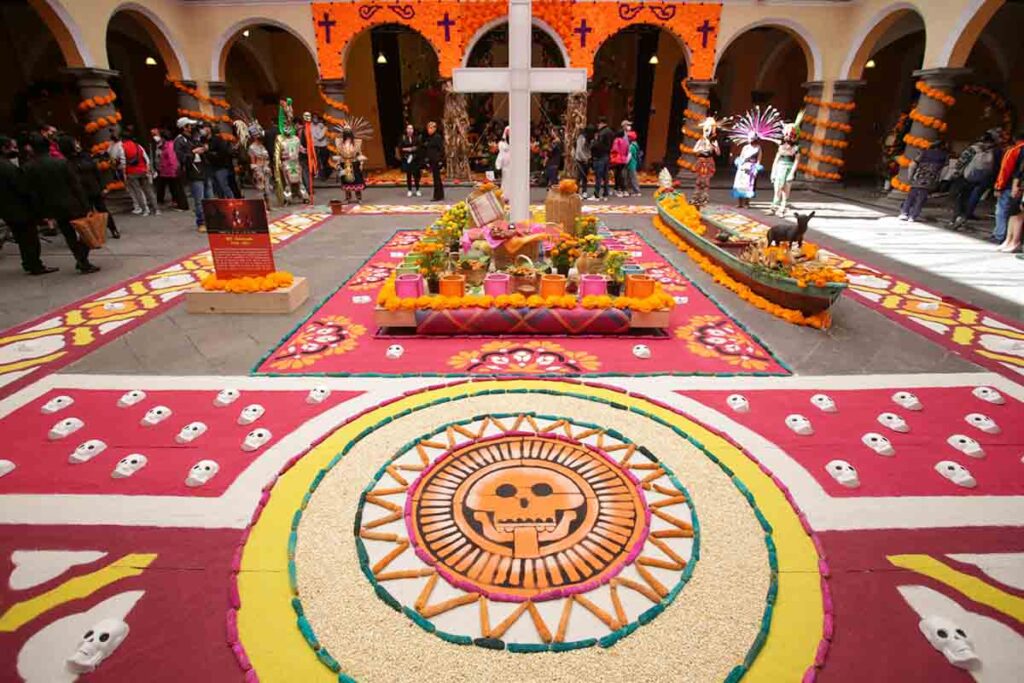 corredor de ofrendas puebla