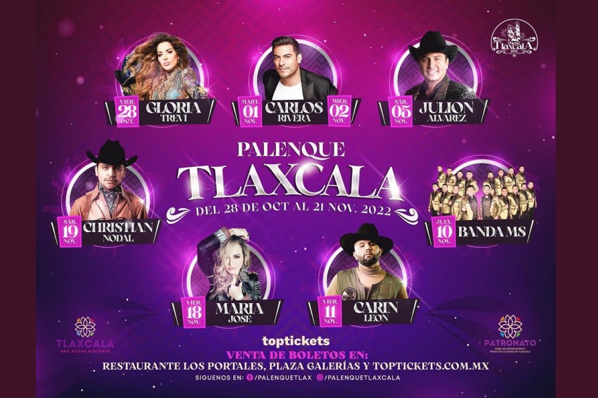 Nodal, Carin León, Carlos Rivera y más en la Feria de Tlaxcala 2022 3 feria tlaxcala 2022