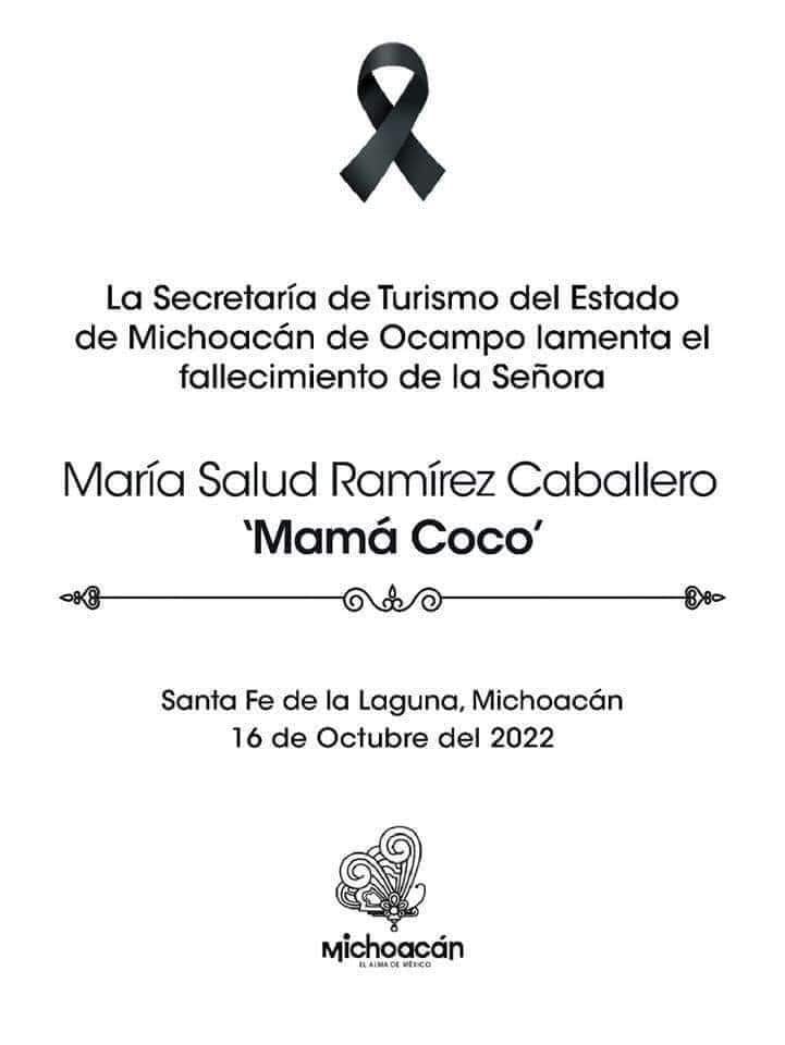 Recuérdame: Muere mujer que inspiró a "Mamá Coco" a sus 109 años en Michoacán 4 Mama Coco