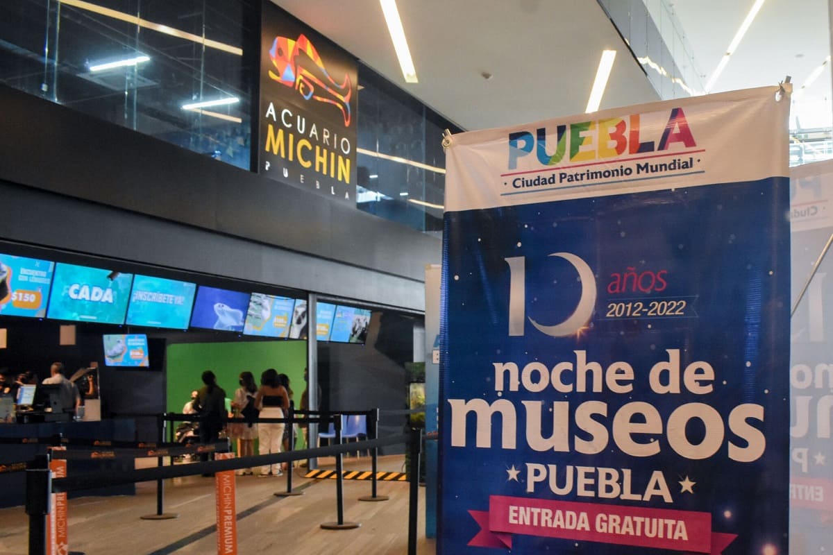 Acuario Michín y Museo Viviente darán 100 entradas gratis; Biblioteca Palafoxiana tendrá recorridos 5 noche de museos acuario 1
