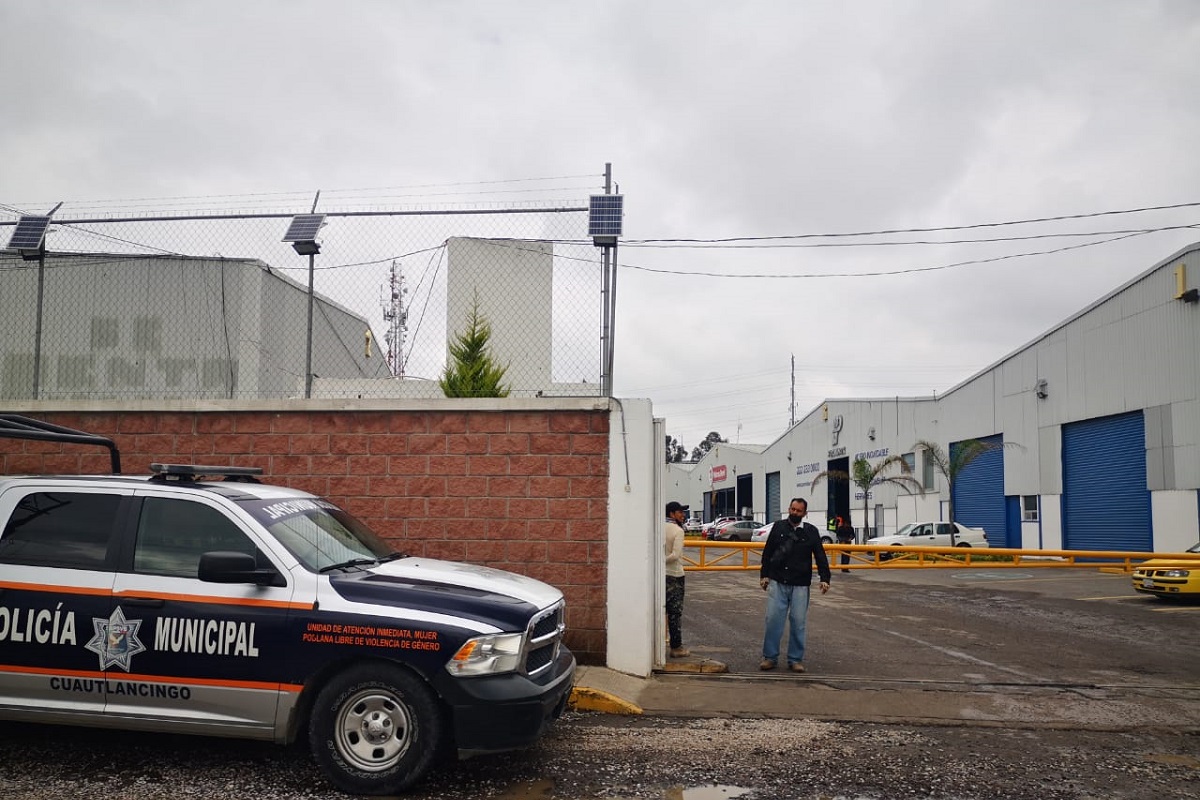 Muere José Alberto prensado por una máquina en una fábrica de dulces de Cuautlancingo 3 patrulla