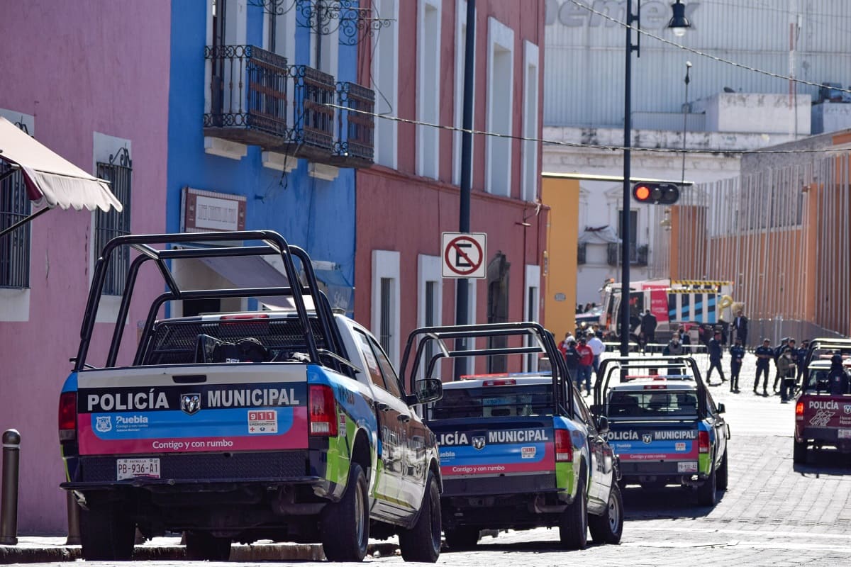 Policía Municipal ha detenido a más de 4 mil 500 personas en Puebla: Lalo Rivera 2 policia municipal 1
