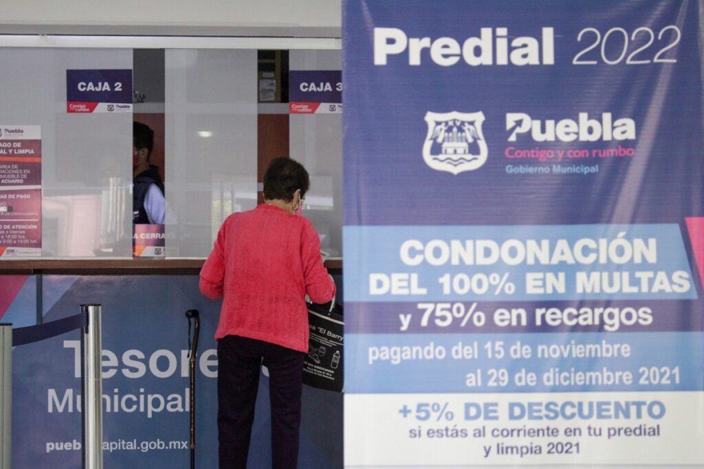 En 2022 pago predial en Puebla recaudo 48 mdp
