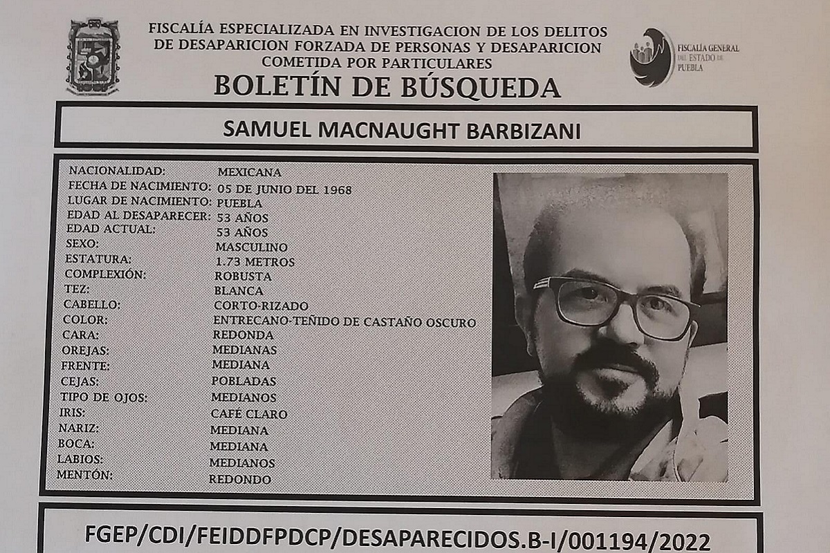 Hallan en un motel, cuerpo de Samuel MacNaught, artista plástico desaparecido en Puebla 3 samuel 1