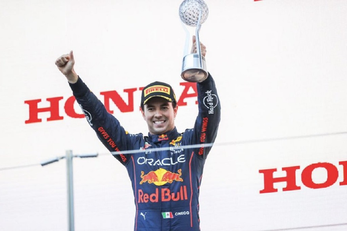 Checo Pérez logra su noveno podio en el GP de Japón 2 sergio perez