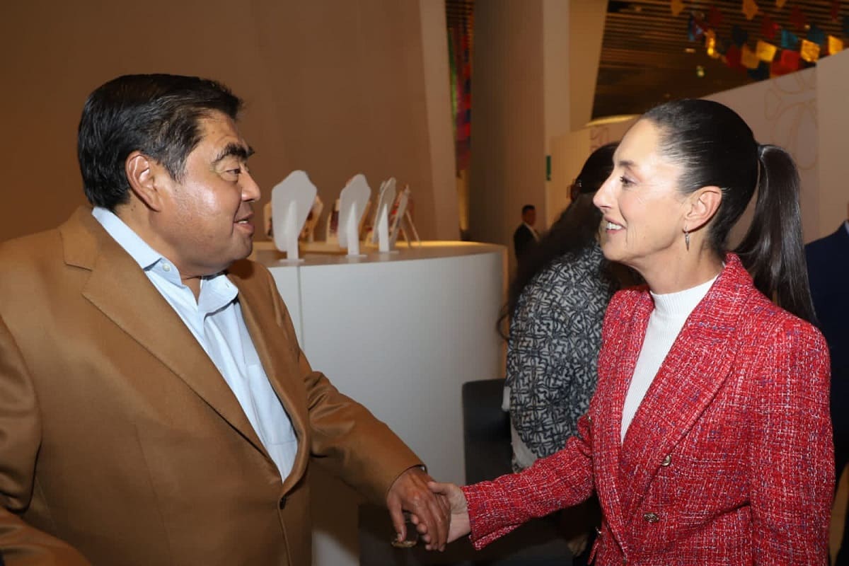 Hay una gran simpatía en Puebla por Claudia Sheinbaum, reconoce Barbosa 3 Barbosa y Claudia 1 1
