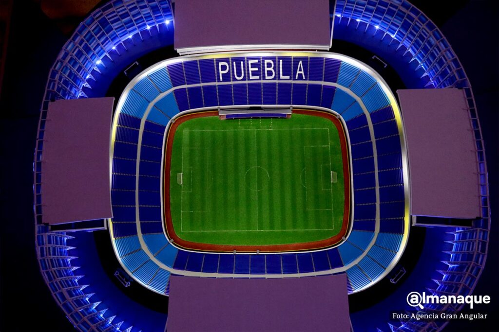 Maqueta estadio del estadio Cuauhtemoc Puebla 10