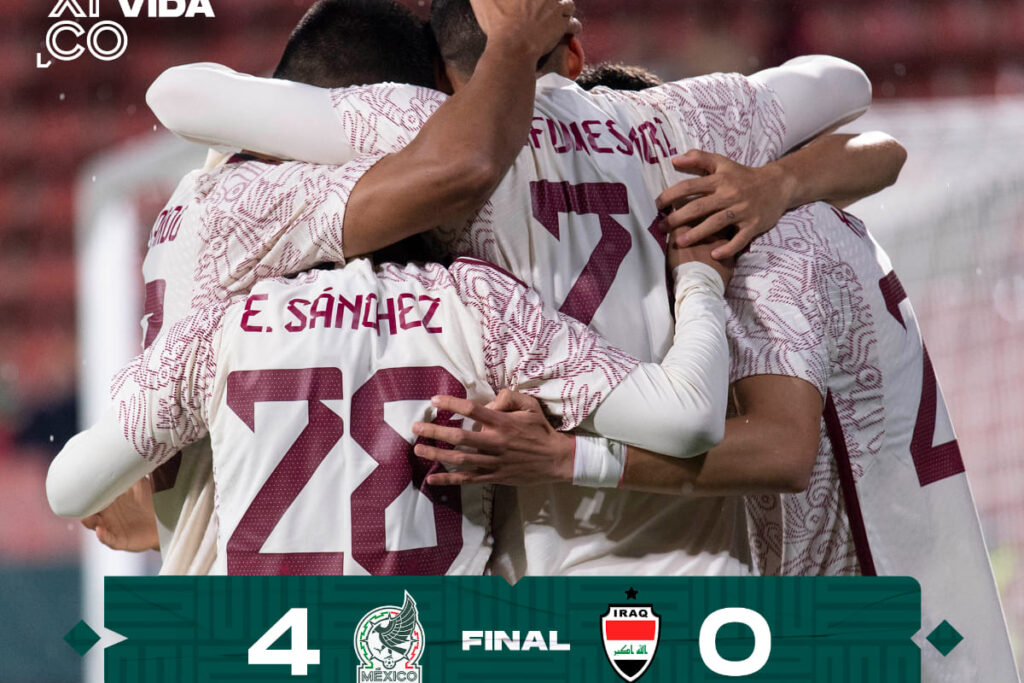 Mexico vence a Irak 1
