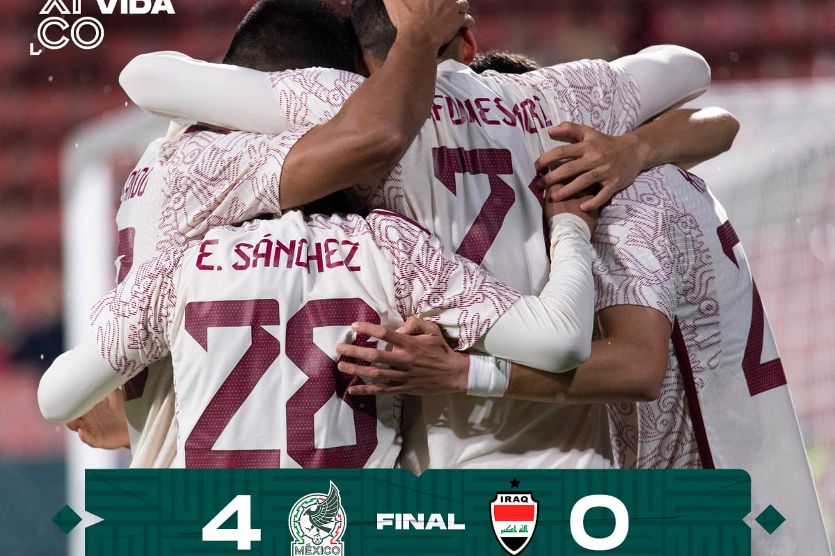 México vence a Irak en penúltimo juego antes de Qatar 2022 2 Mexico vence a Irak 1