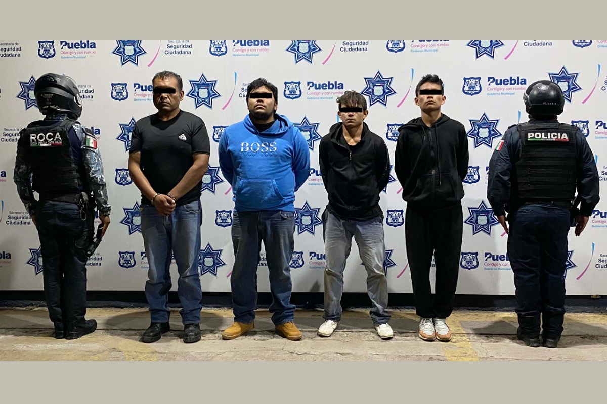 Cuatro integrantes de "Los Chilangos" son detenidos por la Policía Municipal de Puebla 2 WhatsApp Image 2022 11 23 at 6.37.50 AM