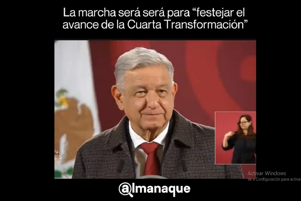 Marcha del 27 de noviembre será para celebrar el avance de la Cuarta Transformación: AMLO 2 amlo marcha 27 de noviembre