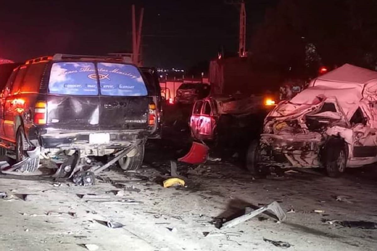 VIDEOS FUERTES: Así fue la carambola en la México-Querétaro dejó dos muertos y vehículos calcinados 4 carambola mexico queretaro 1