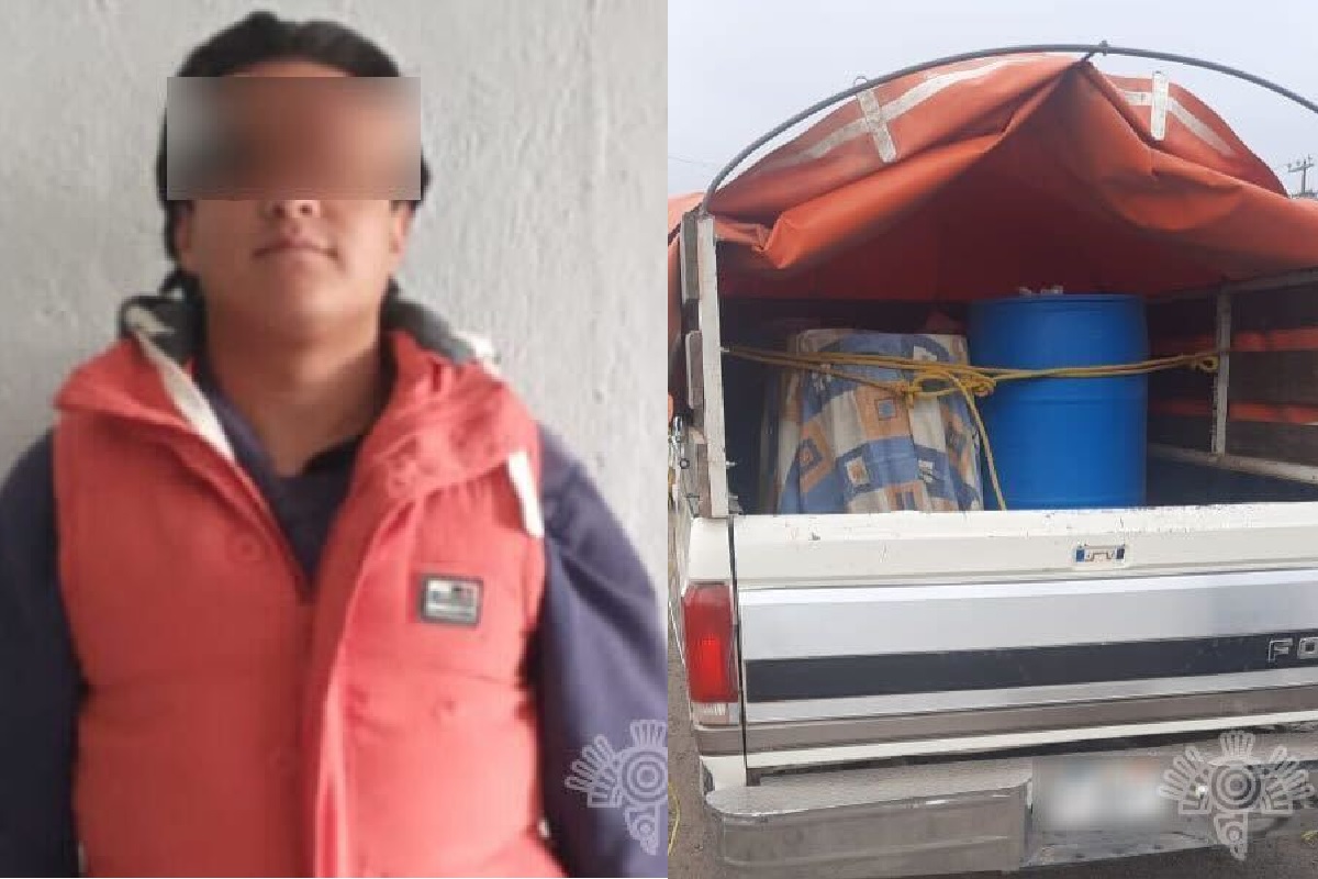 Detiene Policía Estatal a persona por presunta posesión ilegal de combustible en Chignahuapan 2 chignahuapaan