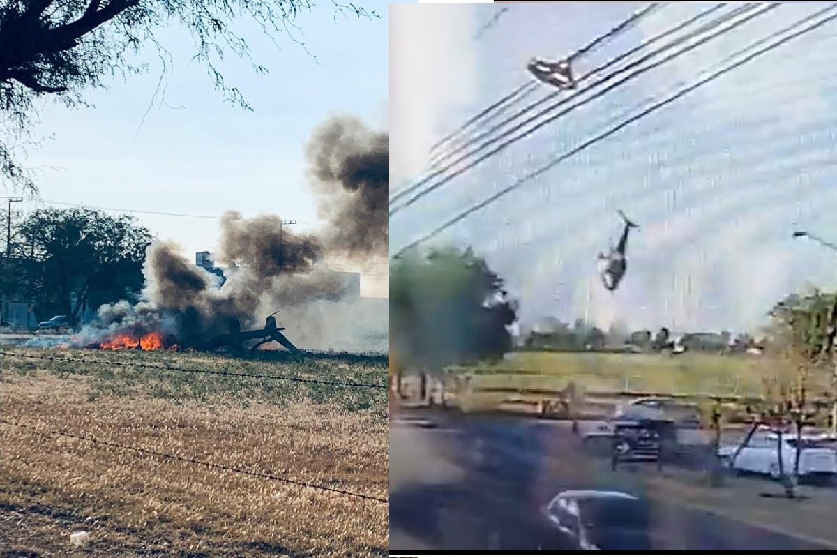 desplome helicoptero