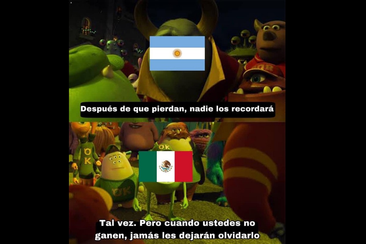 Los memes previo al partido México vs Argentina 3 meme argentina