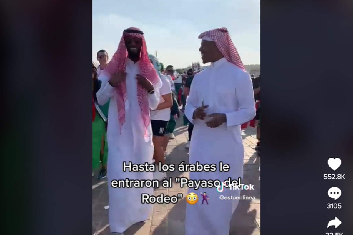Los mejores momentos de los mexicanos en Qatar: Ponen a bailar el Payaso de Rodeo a los árabes 2 payaso de rodeo arabes