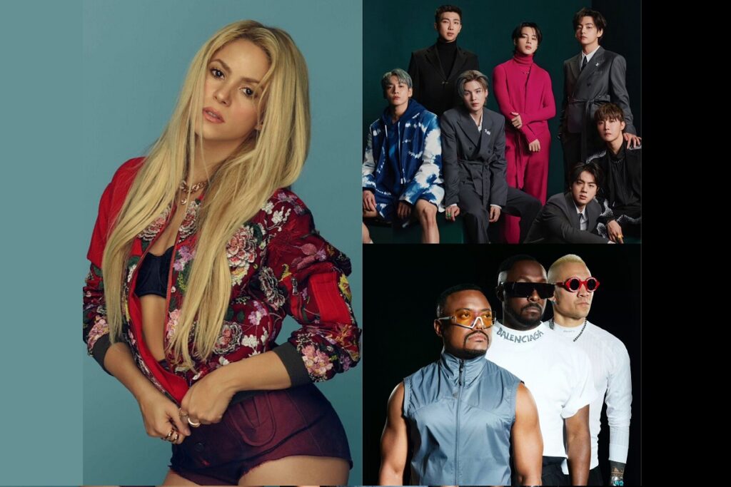 shakira bts black eyed peas