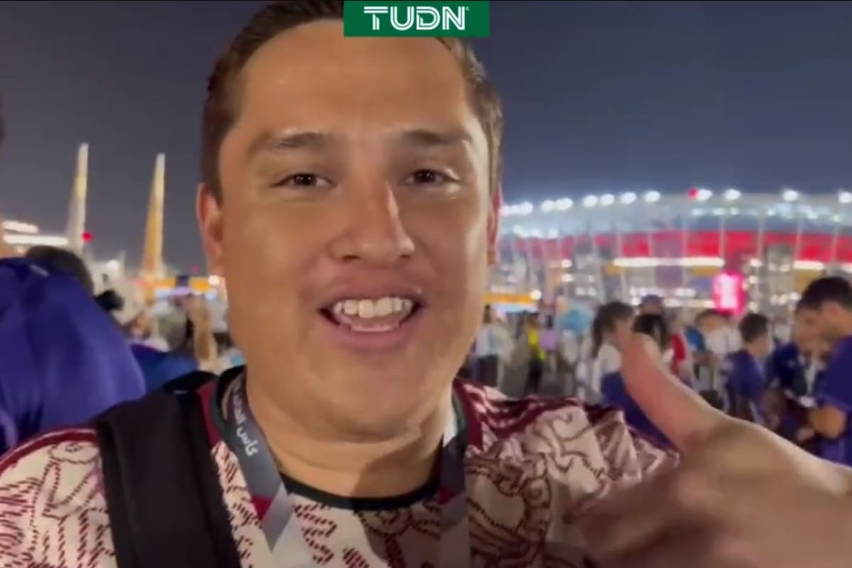 Aficionado de México se equivoca de estadio y termina en el Argentina vs Polonia 2 tudn 1