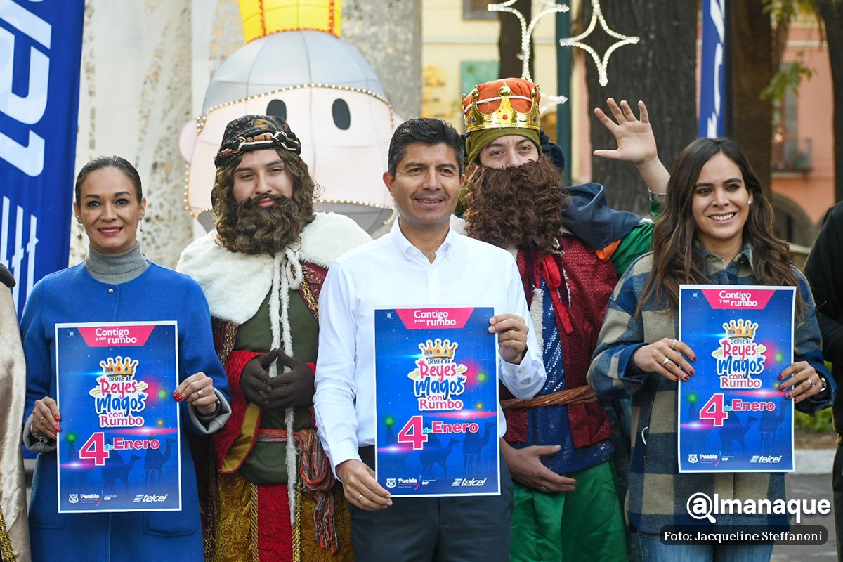 ¿Cuándo y dónde será el desfile de Día de Reyes en la ciudad de Puebla? 2 Eduardo Rivera desfile de reyes magos Puebla 1