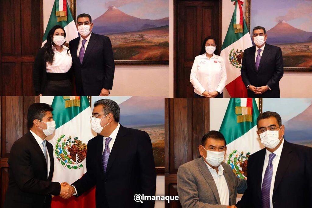 Gobernador Edgar Salomon reunion presidentes municipales Puebla