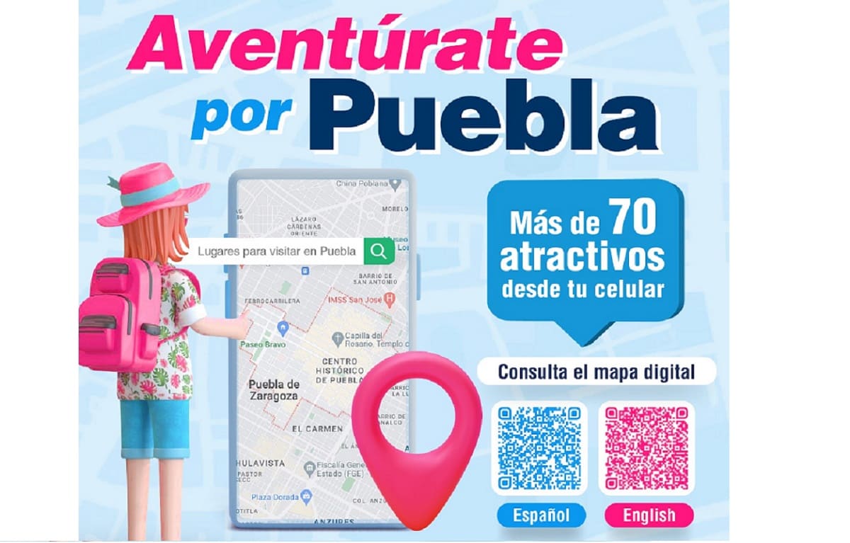 Secretaría de Economía y Turismo lanza Mapa Virtual con diversos atractivos de Puebla 2 aventurate por puebla