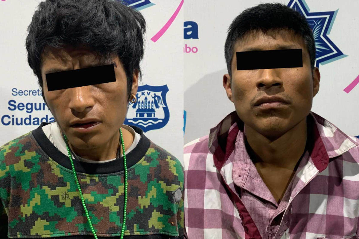 Policía Municipal de Puebla detiene a dos hombres por robo a pasajeros de Ruta Permanente 2 ayto pue
