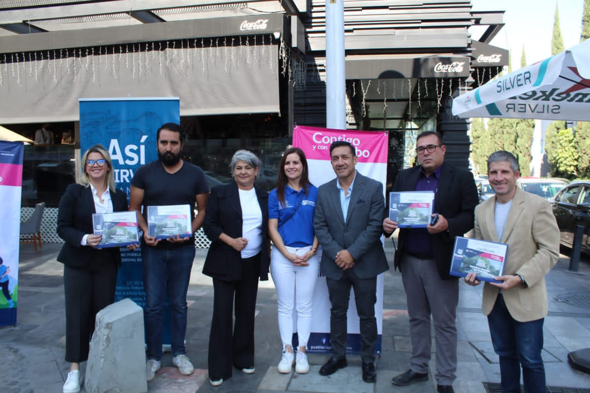 Ayuntamiento de Puebla entrega en custodia camellones de la Avenida Juárez 3 camellones av juarez 1