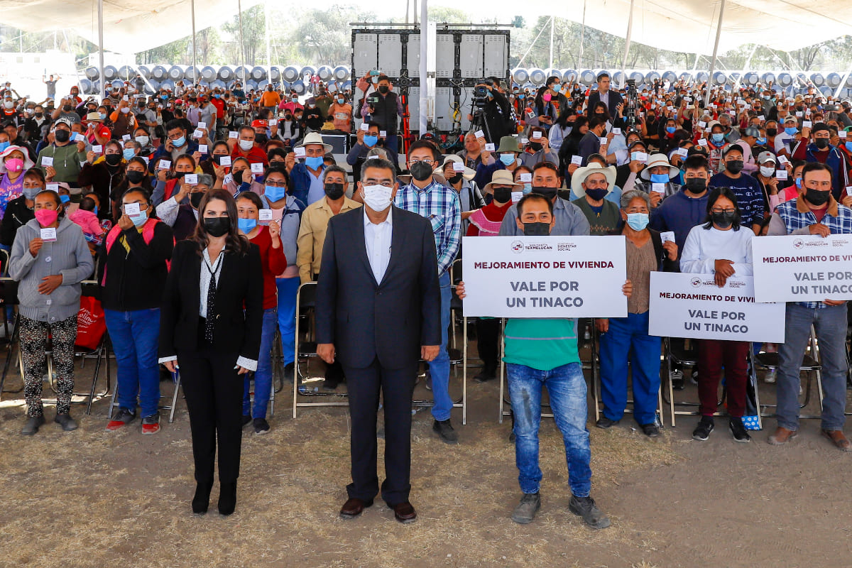 En Puebla, gobernabilidad y seguridad serán consolidadas: Céspedes Peregrina 2 entrega tinacos 1