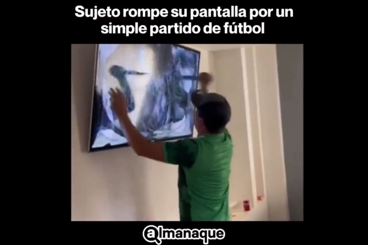 VIDEO: fan del Tri apuñala su panta tras eliminación de la selección en Qatar 2 pantalla 1