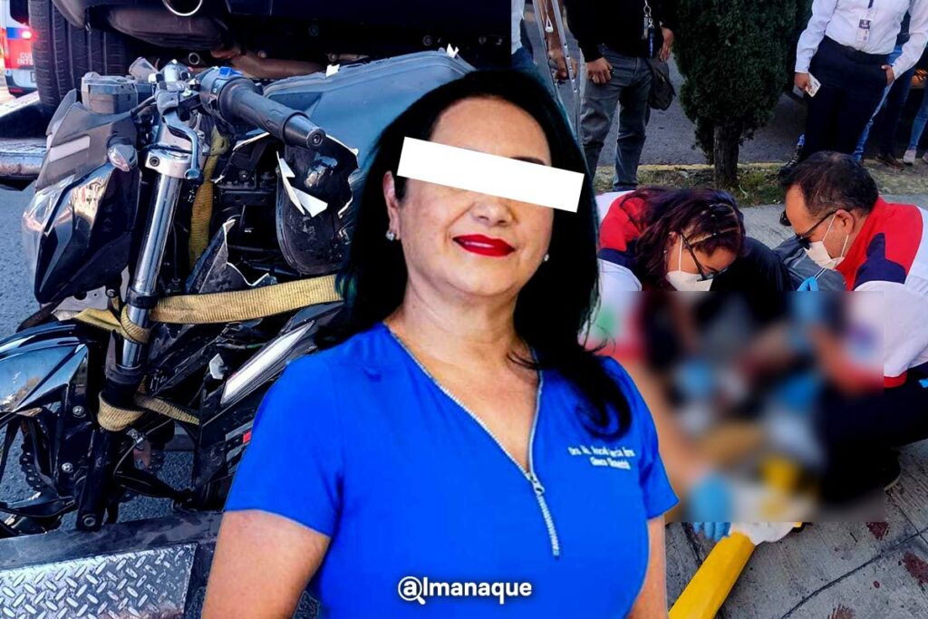 portada Doctora del Hospital Angeles atropella a motociclista en Puebla