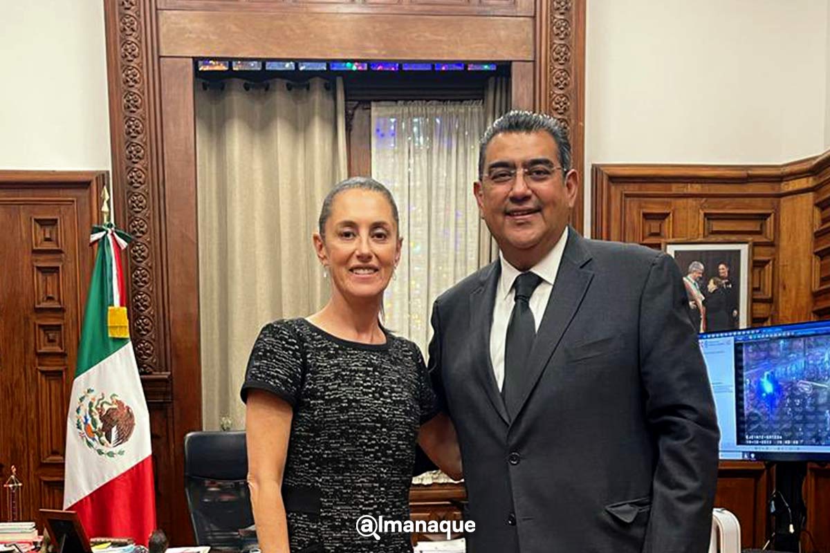 portada claudia Sheinbaum Sergio Salomon gobernador de Puebla