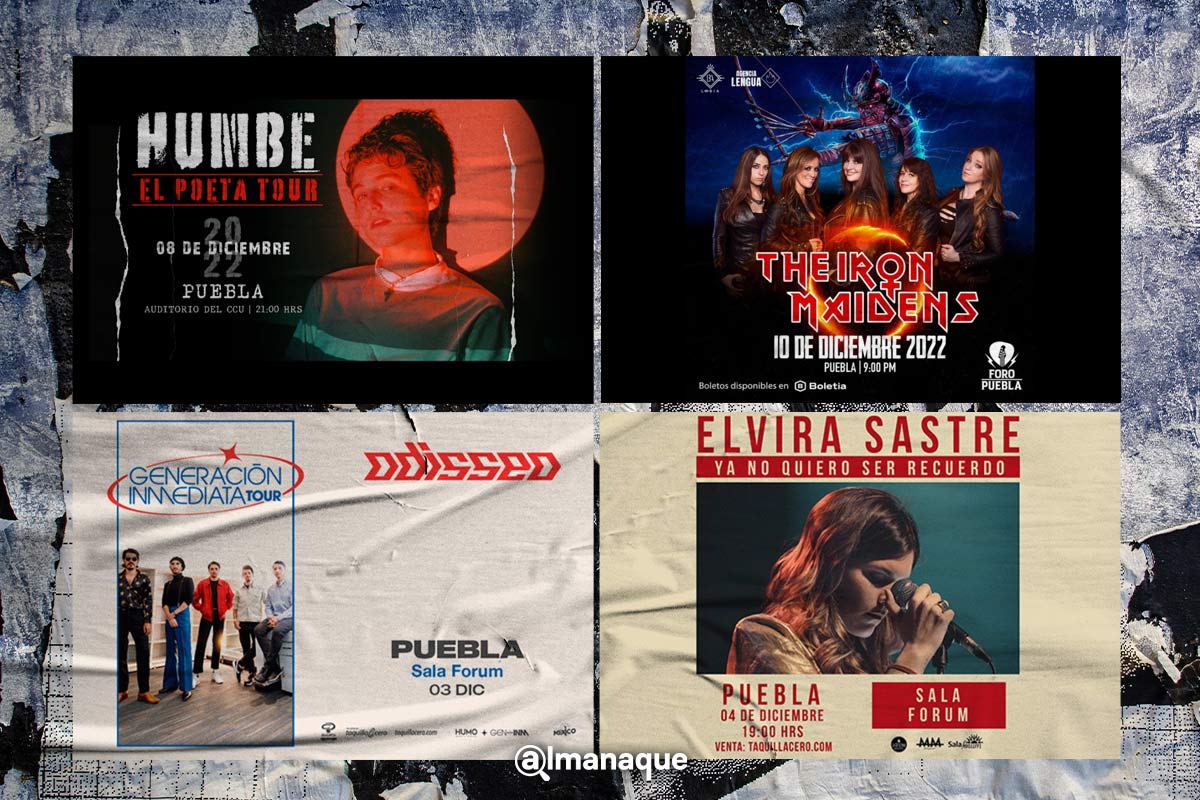 Te presentamos la agenda de conciertos de diciembre en Puebla 7 portada conciertos en Puebla Diciembre