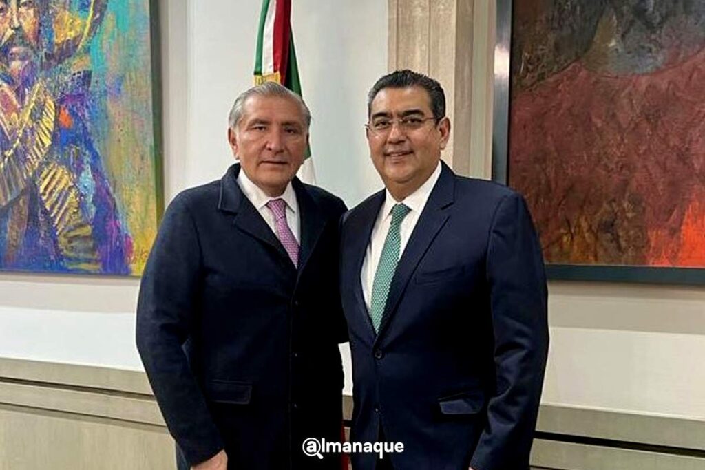 Gobernador de Puebla Sergio Salomón