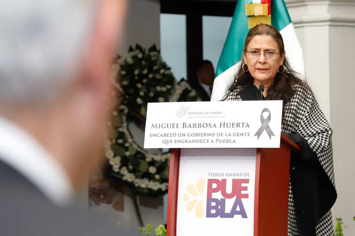 “Hoy es un día muy triste para Puebla”: Rosario Orozco despide a Barbosa con un mini informe 3 rosario orozco despide a Miguel Barbosa 1