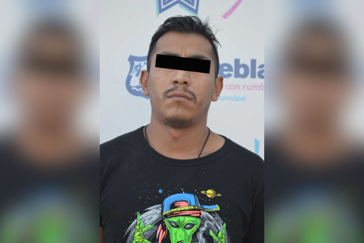 Policía municipal de Puebla detiene a un hombre en posesión de 60 dosis de droga 2 ssc 1