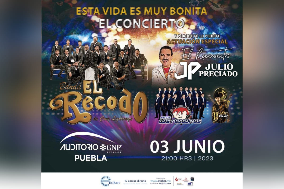 Banda El Recodo en Puebla