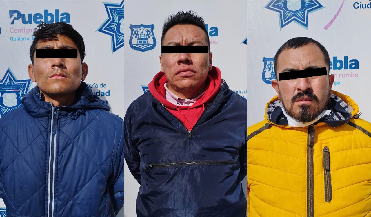 Policía Municipal detiene a tres hombres por robo de tractocamion en Puebla 3 IMG 20230114 WA0028