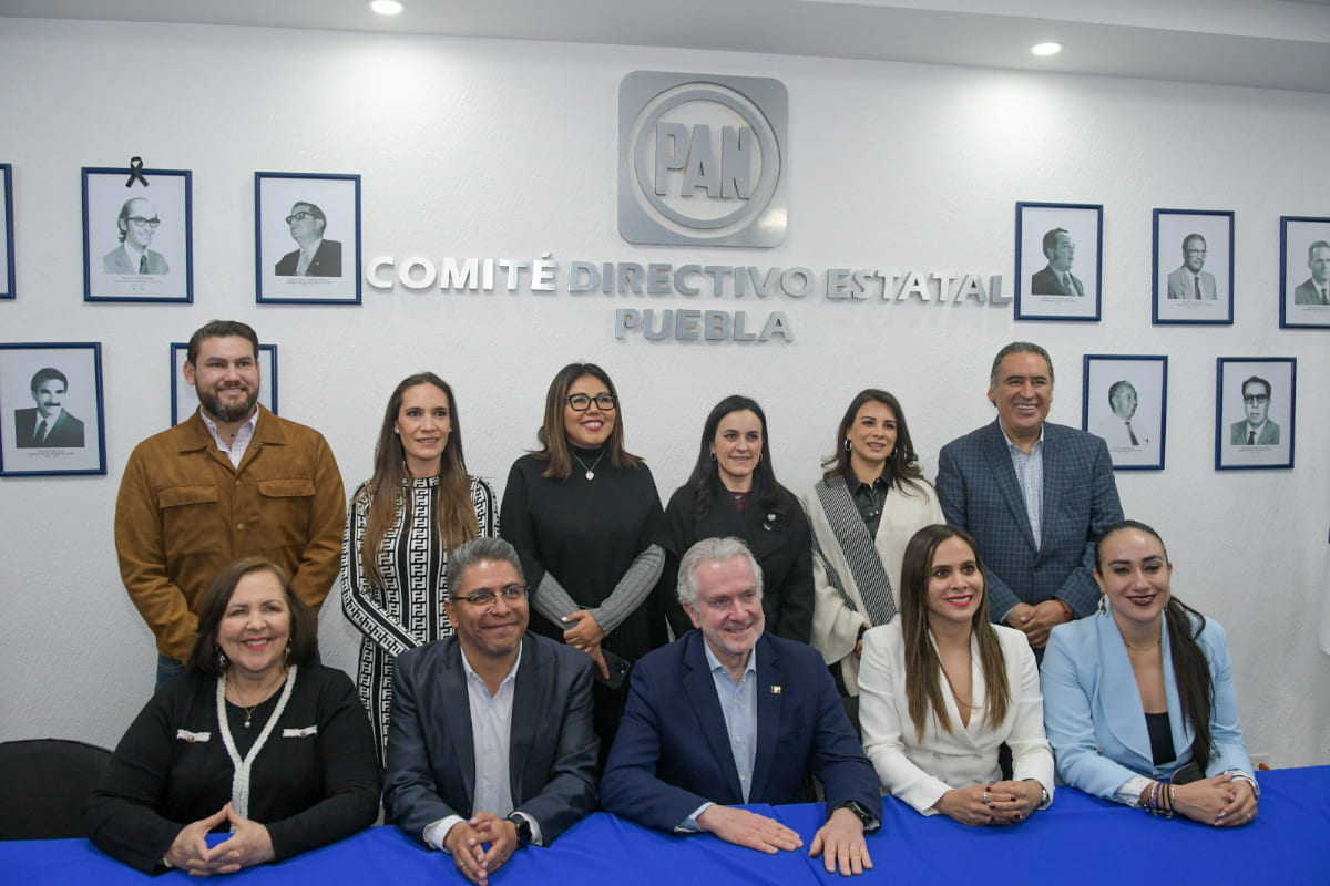 PAN Puebla respalda a Santiago Creel como presidenciable