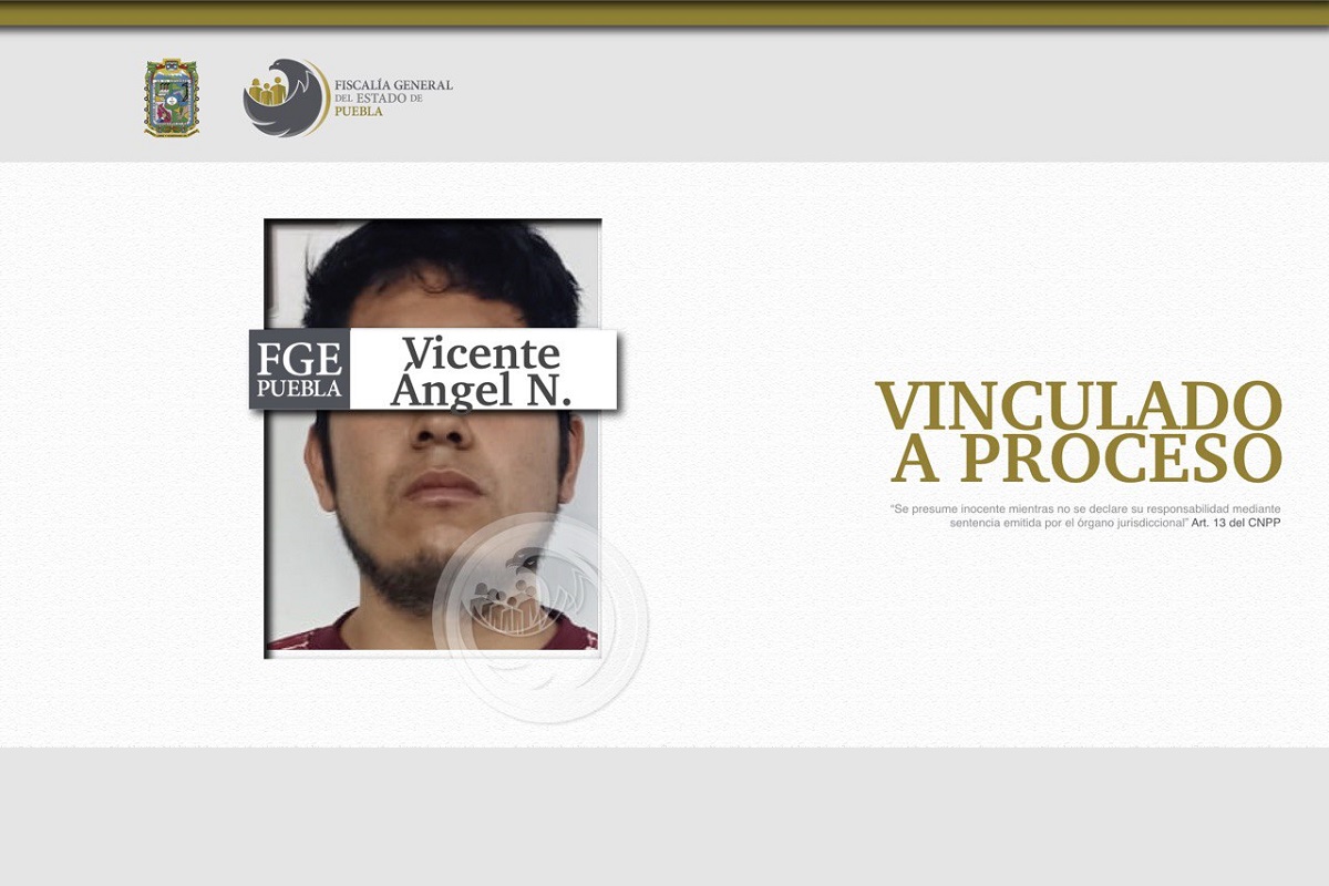 Vicente N., el albañil que mató a María Eugenia es procesado por desaparición y ya está en prisión en Puebla 1 Vicente Angel Njpeg